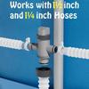 Universal Hose Plunger Valve Easy Installation Pool Replacement Valve Pool Plunger Valve