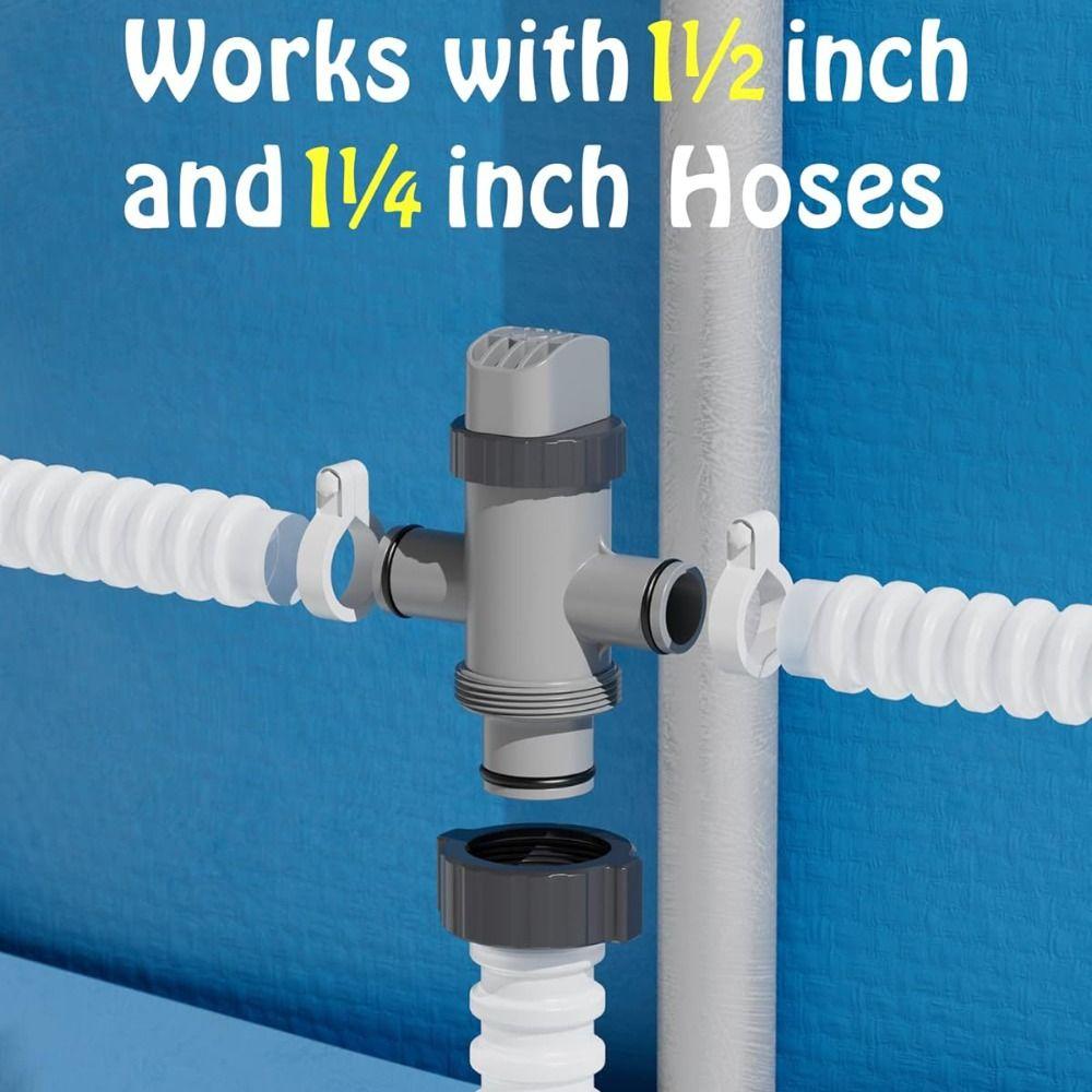 Universal Hose Plunger Valve Easy Installation Pool Replacement Valve Pool Plunger Valve