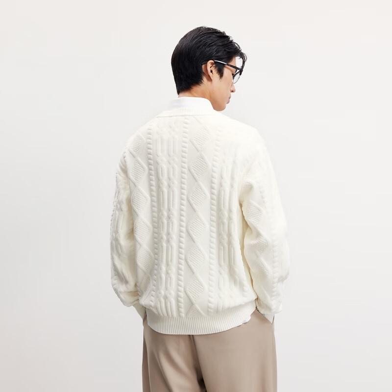 JACK&JONES Men's 2025 Loose Fit Round Neck Knit Sweater