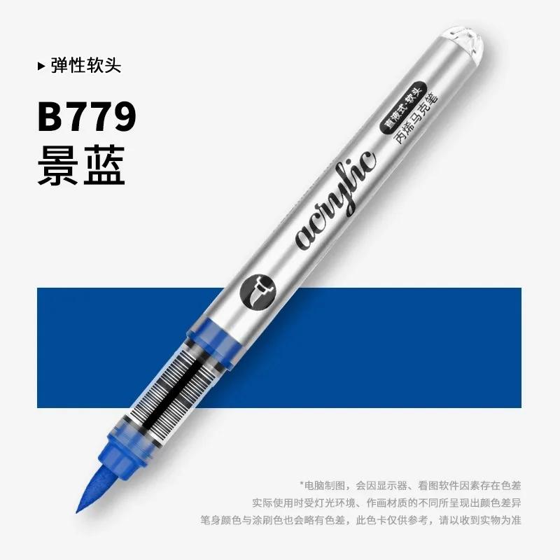 GRASP 120/1 Colors Acrylic Paint Pens Markers Brush Tip Paint Markers for Rock Painting Wood Stone,Christmas DIY Art Supplies