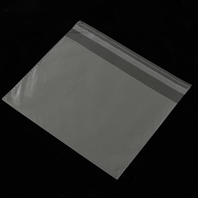 Transparente selbstklebende Bekleidungs-Verpackungstasche mit Kopfkarte