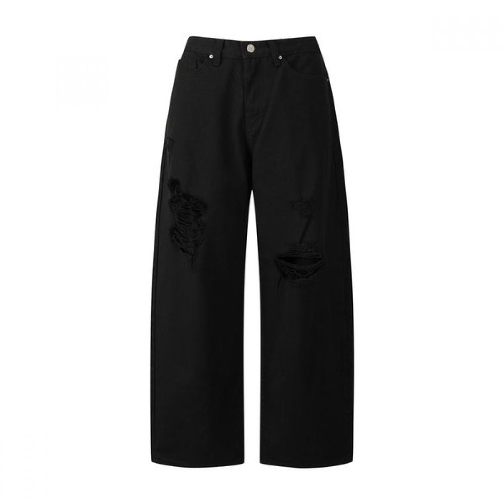 Ggpx Distressed Cutting Wide Pants  Gq3pt034f 