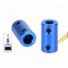 Burgundy/Sky Blue/Royal Blue Aluminum Alloy Colored Coupling Length:25mm Specification:3~10 Full Series Rigid Coupling Set Screw