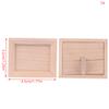 1Set 1:12 Dollhouse Miniature Photo Frame With Rear Cover Simulation Furniture Model Living Scene Decor Toy Doll House Accessories