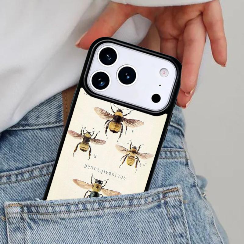 Bee Keeping Honey Bees Style Phone Case for iPhone 16e 15 14 13 12 17 Pro Max Plus Air 17pro Cover Coque