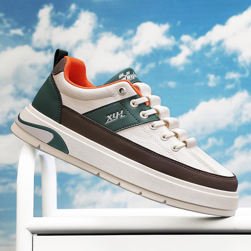 Herrenmode Casual Low Top Skateboardschuhe Jungen Bequeme Sneakers Männliche Studenten Trendy Weiche Sohle Klassisch Atmungsaktiv Fitnessstudio Rutschfest