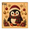 Set Artistico Scena Invernale Fai da Te Kit Pittura con Perle Finte di Natale, Decorazioni Festive 3D con Perline di Natale Progetto Creativo Festivo per Adulti, Decorazione Murale per la Casa