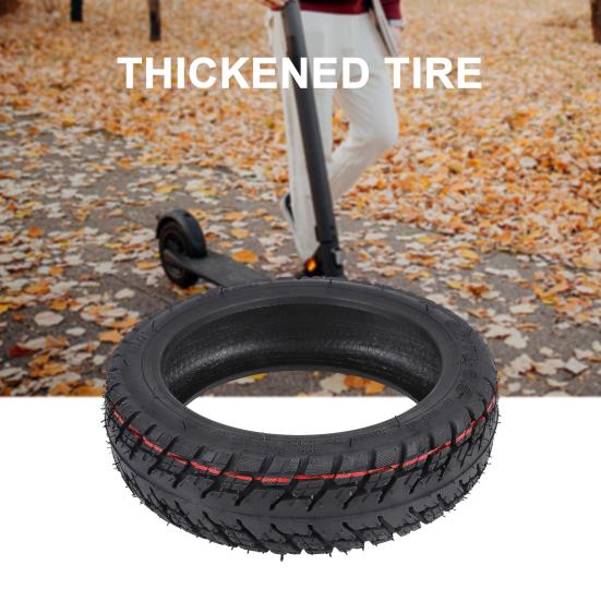 2 Pezzi 60/70-6.5 Pneumatico Tubeless Ispessito Antiesplosione Fuoristrada Vuoto con Ugello per Scooter Serie Max G30