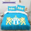 FC Luzern  Pattern Bedding Quilt Set Quilt Cover Pillowcase Home Decoration Birthday Gift (1 * duvet cover + 2 * pillowcase, without core)