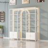 Multi-Function Light Luxury Nail Polish & Skincare Display Shelf for Beauty Salons