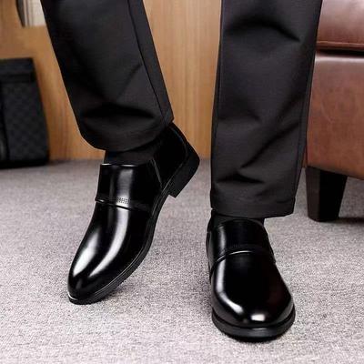 Lederschuhe Herren Frühling neu Businesskleid High-End Herren Innenhöhe erhöhend Lederschuhe lässig vielseitig große Größe Herrenschuhe