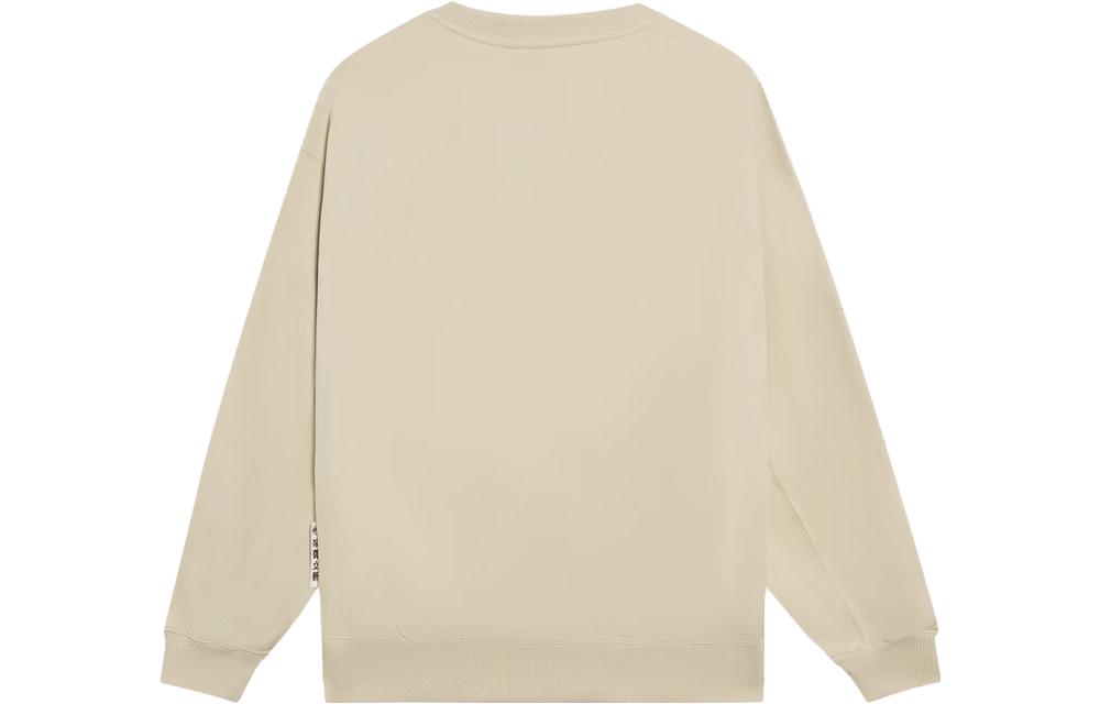 Li Ning Badfive Sweatshirt Unisex Light Milk Umber AWDT095-4