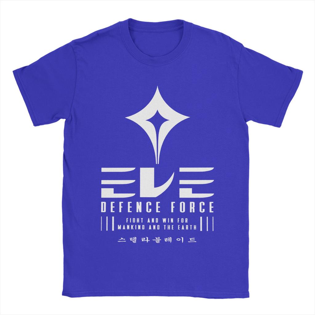 Men's T-Shirt Video Game Stellar Blade Eve Force Vintage Cotton Tees Short Sleeve  T Shirt O Neck Clothes Birthday Gift