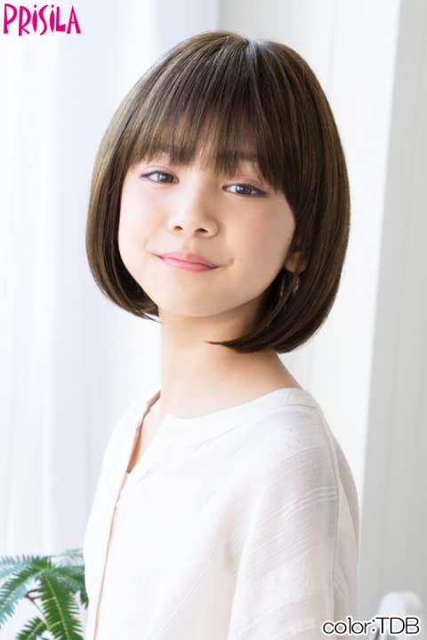 [Priscilla] Hat Wig Fit Bob Heat Resistant Chocolate Black