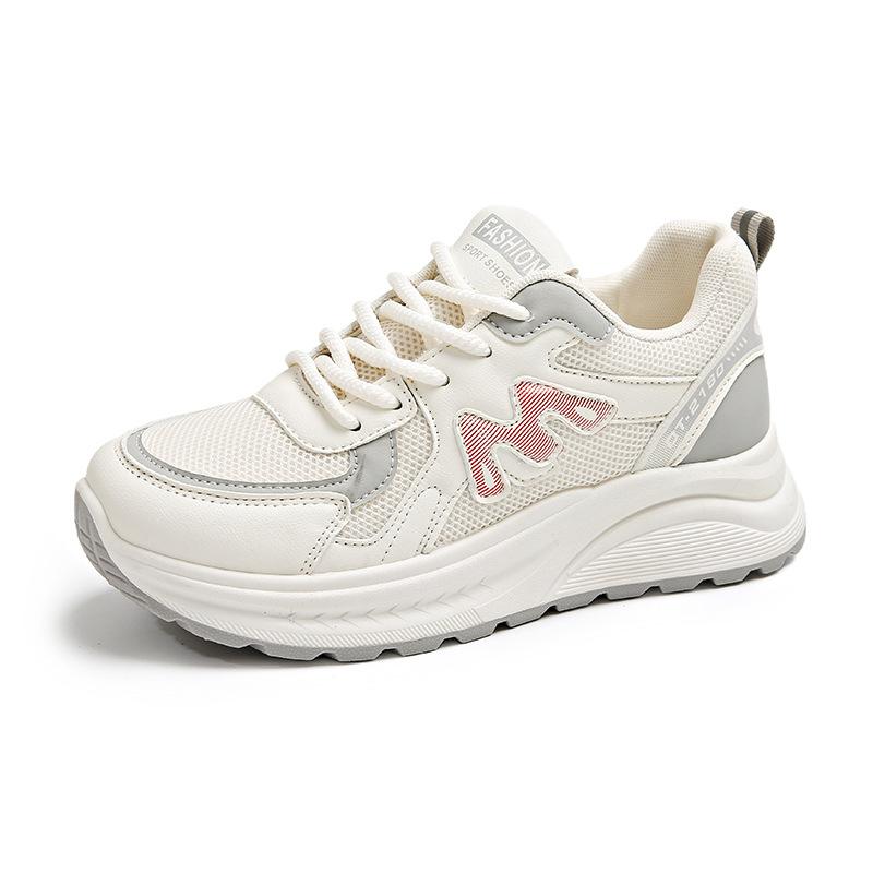 

Women s shoes mesh breathable and light platform sports shoes women s new spring casual shoes show small soft soles 40 серый