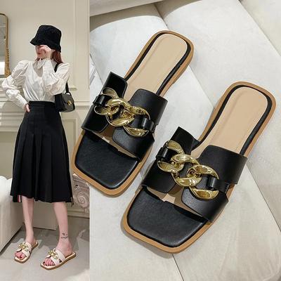 Mode Zomer Slippers Dames Platte Buitentrend Strandsandalen Dames Slides Schoenen 2024 sandalen dames
