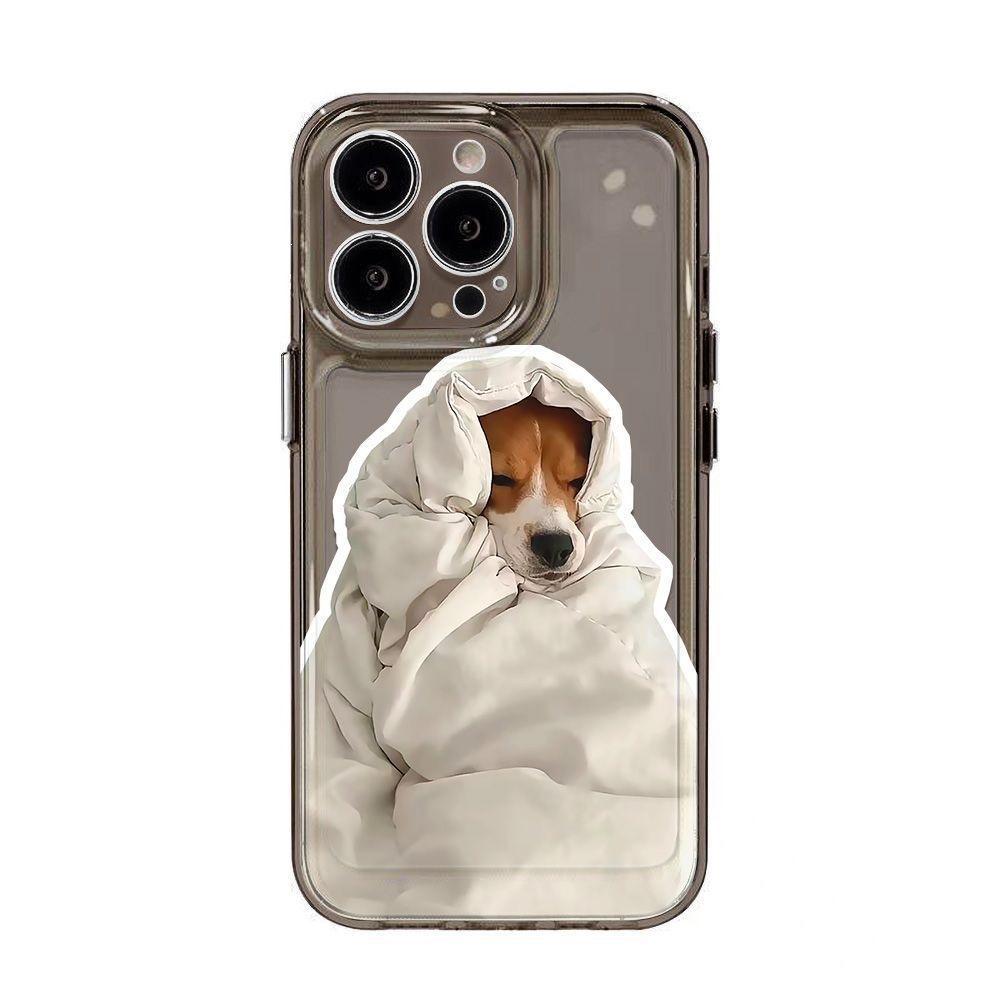 Wrap quilt dog for iPhone16promax Apple 14 mobile phone case 12/13 New 11 Factory