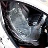 New Car Disposable Waterproof Plastic Steering Wheel+Seat+Shifting Lever Cover
