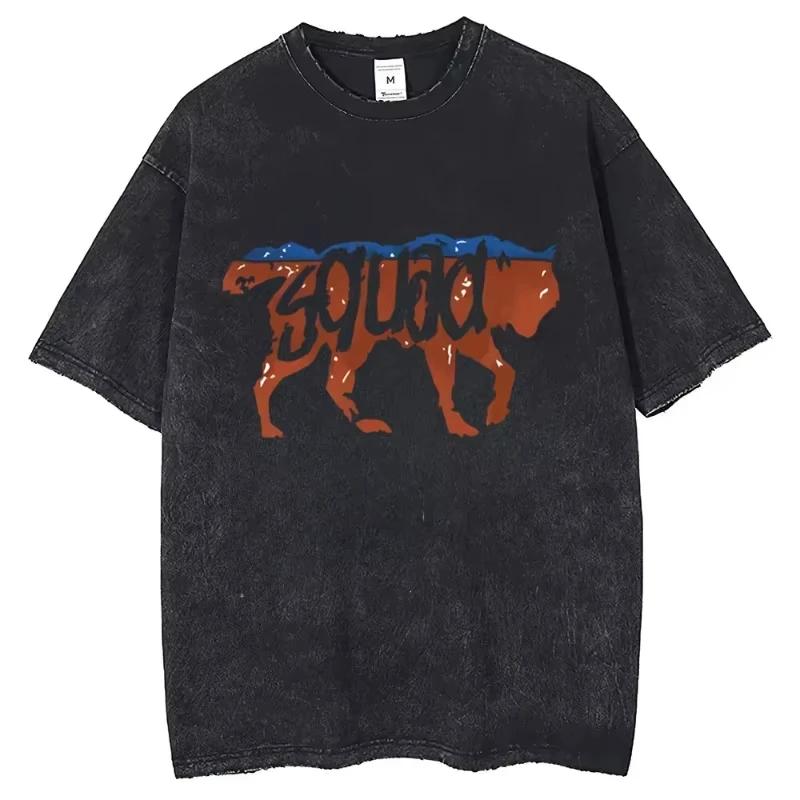 

New Summer Cotton Vintage Washed Bruno Mars The RoUnisextic Tour T Shirt Fashion Unisex Women Tshirt Loose Acid Wash Tee Shirt 2XL