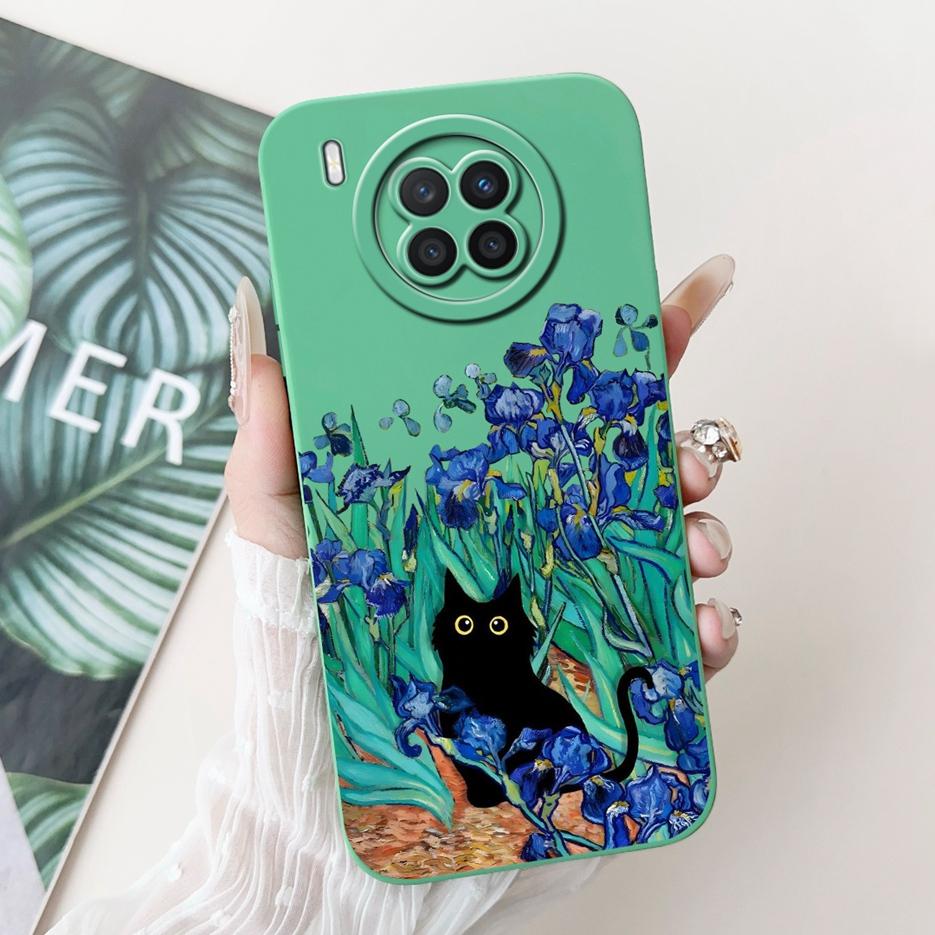 For Huawei Nova 8i Case Honor 50 Lite NTN-L22 Luxury Candy Painted Cover Soft TPU Phone Case For Honor 50 Lite Nova8i Back Cover