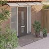 VidaXL Door Awning, Solar Canopy with Support, Rain Protection Shelter, Entrance Awning for Door Patio, Black and 153591