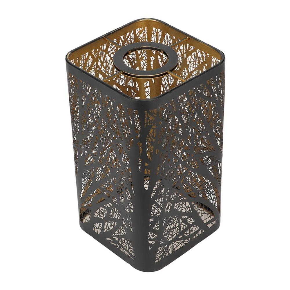 Modern Iron Lampshade Geometric Pattern 7.87 Inch Height Lamp Cover Wall Lamp Shade Bedroom