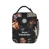 Dean Winchester Supernatural Television  Lunch Bag For Child  Print School Lunch Box Casual Portable Insulated Oxford Cooler Bag
