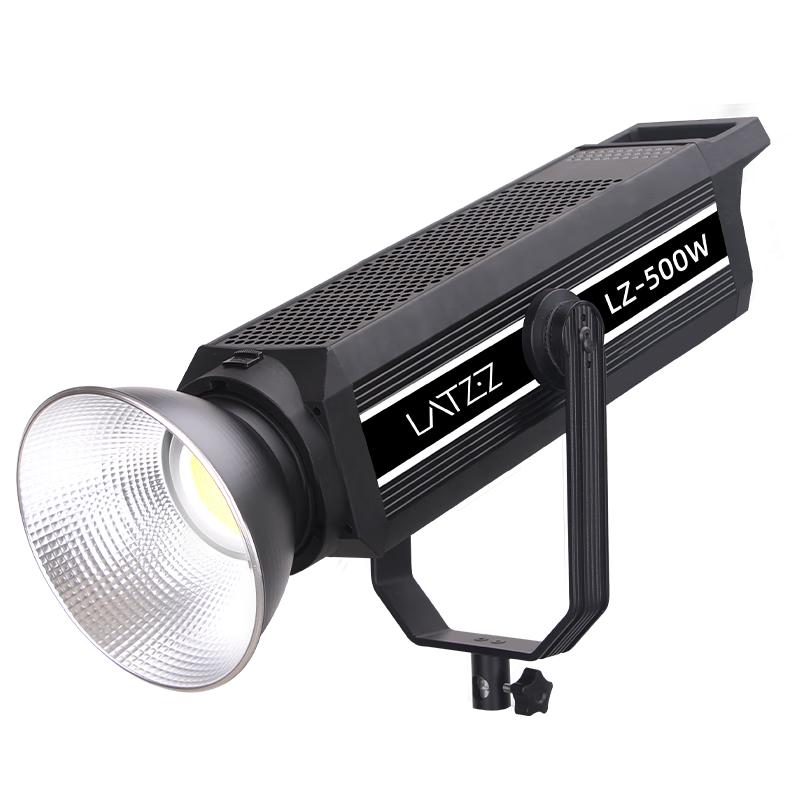 LATZZ 500W COB Bi-Color LED Video Light for Live Stream & Photography