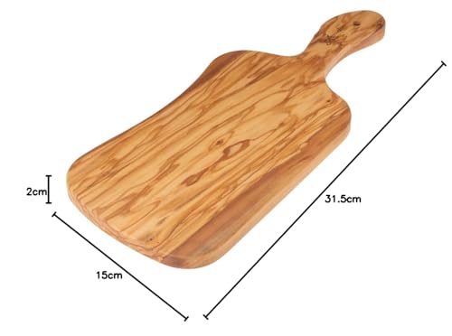 Arteinolivo Olive Wood Cutting Board (Gooseneck Regular Size)