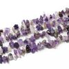 Mărgele de așchii de natură de 80 cm Agate găurite Fluorit Mărgele de cristal de ochi de tigru pentru realizarea de bijuterii DIY