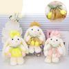 Big Ear Bunny Plush Doll Bow Tie Rabbit Plush Toy Cute Stuffed Animals Rabbit Toy  Birthday Parties