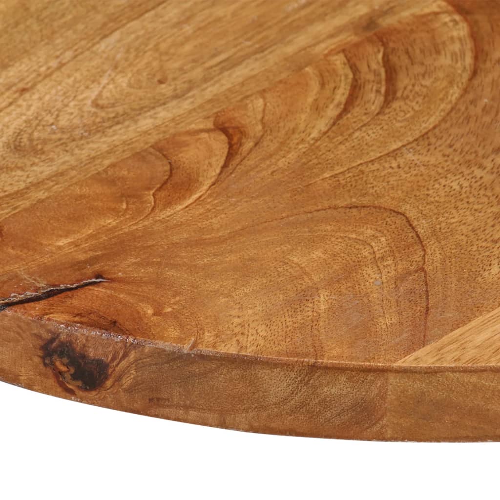 Round Solid Mango Wood Table Top Ø 90 x 3.8 cm
