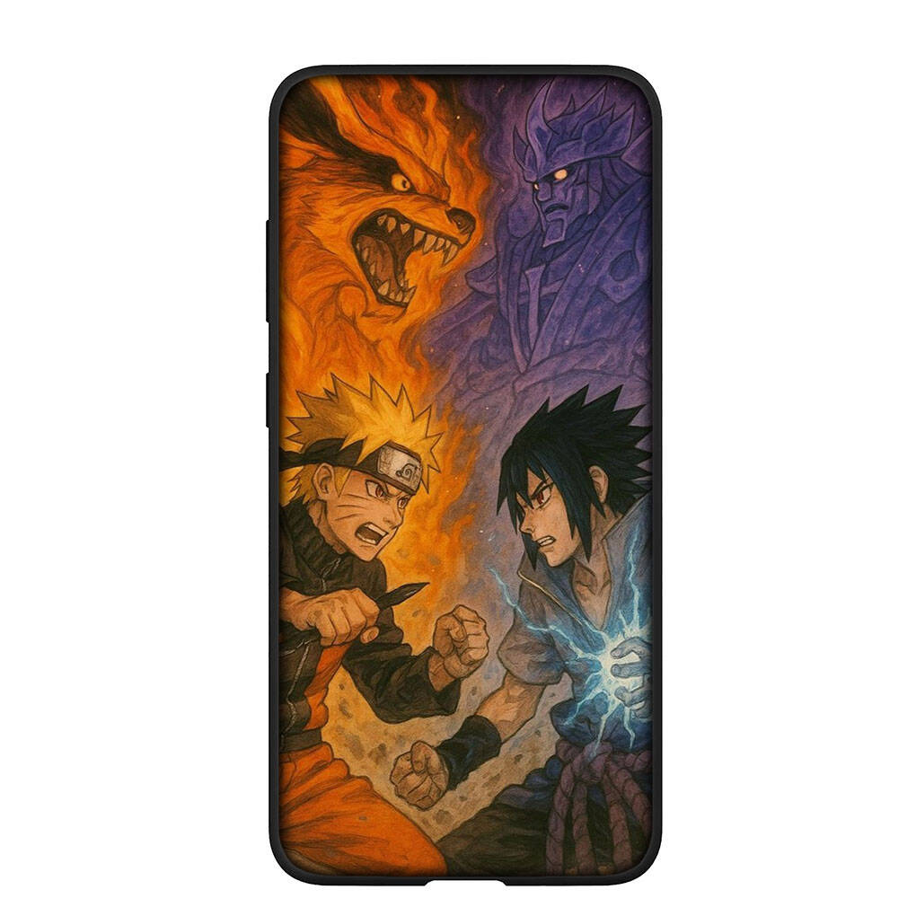 Phone Case for iPhone 17 15 16 Plus Redmi Note 14 12 11 13 Pro Max Huawei P30 P20 Lite OPPO A60 A40 A80 A38 A54 Sasuke Uchiha Silicone Narutos Cover