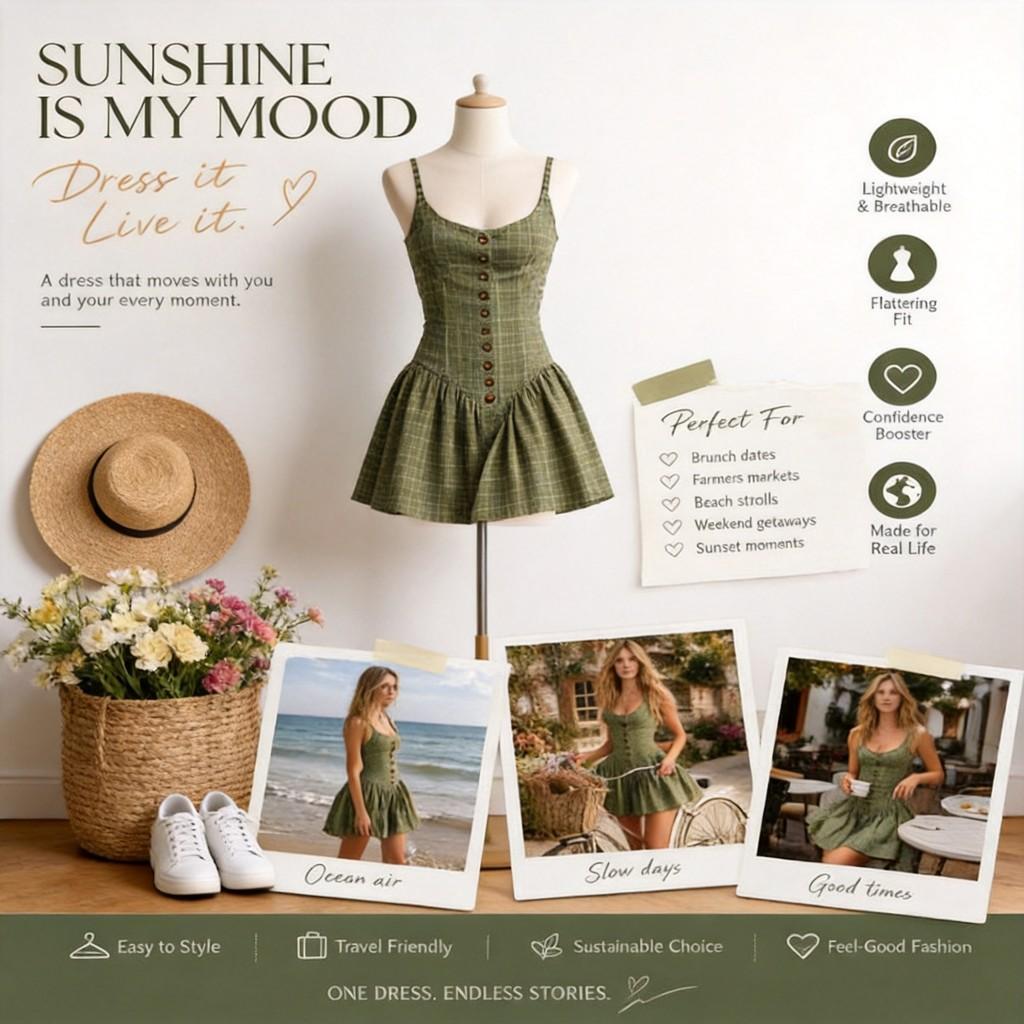 Polyester Pleated Sleeveless Mini Dress With High Waist For Summer Casual Wear