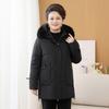 Neue Übergröße Mittleren Alters Mutter Winter Daunenjacke Damen Winter Ältere Verdickte Baumwolljacke