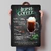 Postere Metalice Cafea Irlandeză Artă de Perete Personalizată Semne Retro Vintage din Tablă pentru Man Cave Birou Decor Cameră Decor Birou