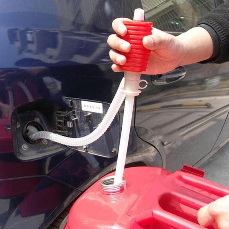 Universal Car Fuel Transfer Siphon Pump Large Squeezing Syphon for Lawn Mowers Manual Pumping Petrol Water Alcohol Transfer