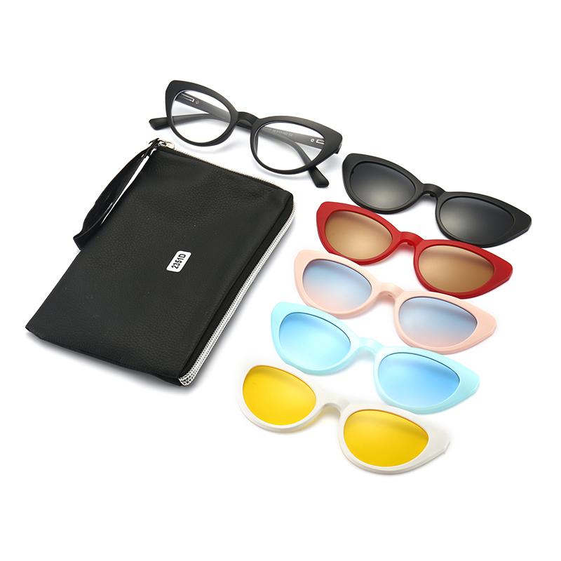 3pcs Fashion Rimless Metal Rectangle Frame Sunglasses Women Gradient Lens Brand Design Sun Glasses Casual Style Eyewear UV400