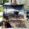 War Tank Flannel Throw Blanket Printed Military Weapons Blanket Bed Sofa Travel Hiking Picnic Blankets for Boys Men Adult Gifts