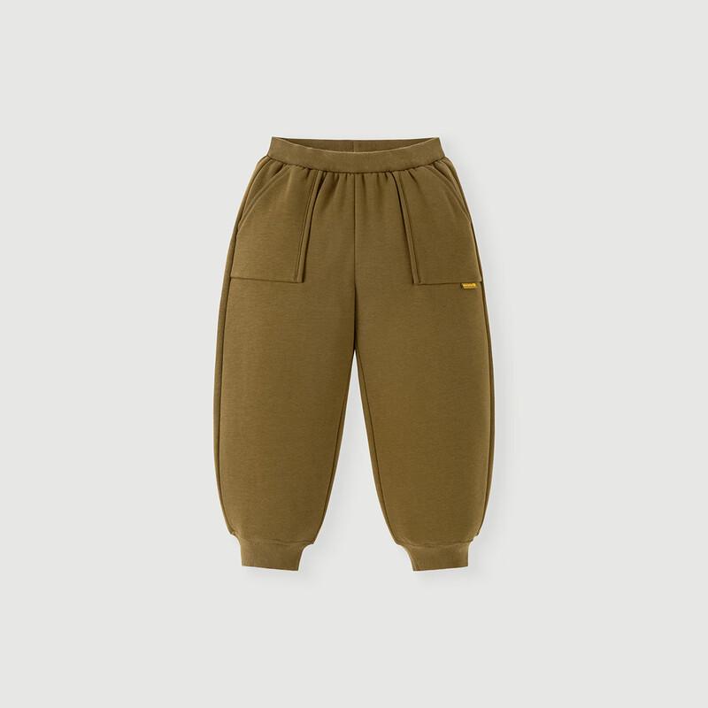 minibala Fleece-Lined Winter Kids' Casual Jogger Pants