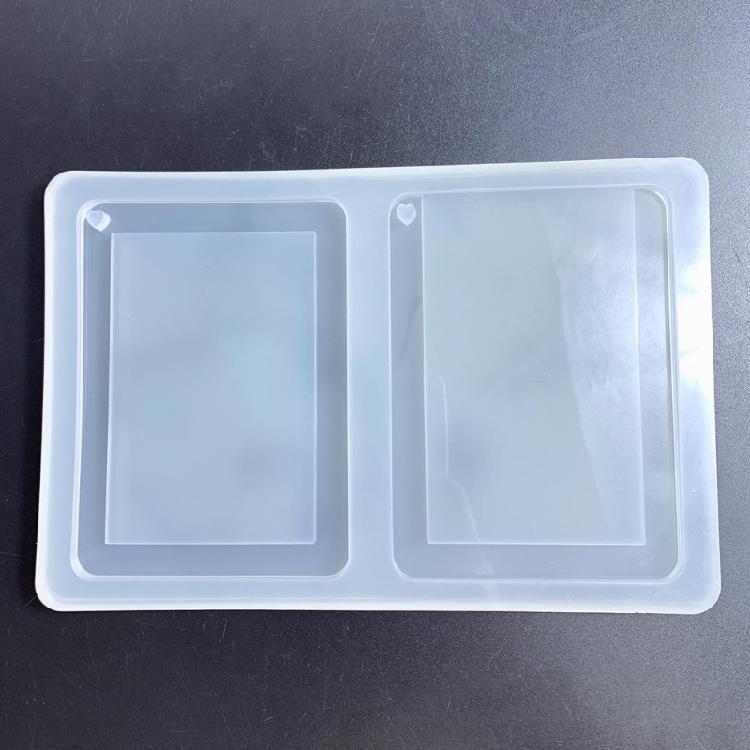 Geometry Mirror Quicksand Photo Frame Epoxy Mold for DIY Craft Decorative Mould
