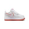 Nike Force 1 Low TD White Picante Red Baby Sneakers FJ3486-101