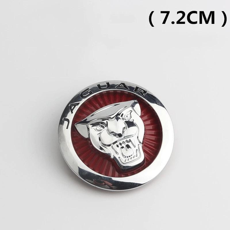 3D ABS Car Front Center Grille Emblem Badge Sticker Decoration For Jaguar X-TYPE F-TYPE S-TYPE XE XF XJ XK XJR XFR XJS1 LL78