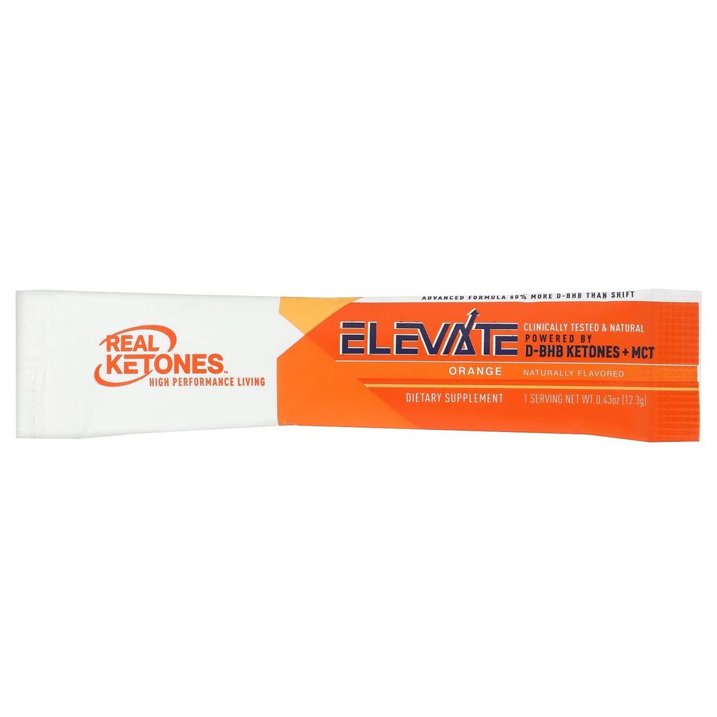 Elevate, Orange, Drink Mix 30 Packets, 12.3G (0.43Oz) Each