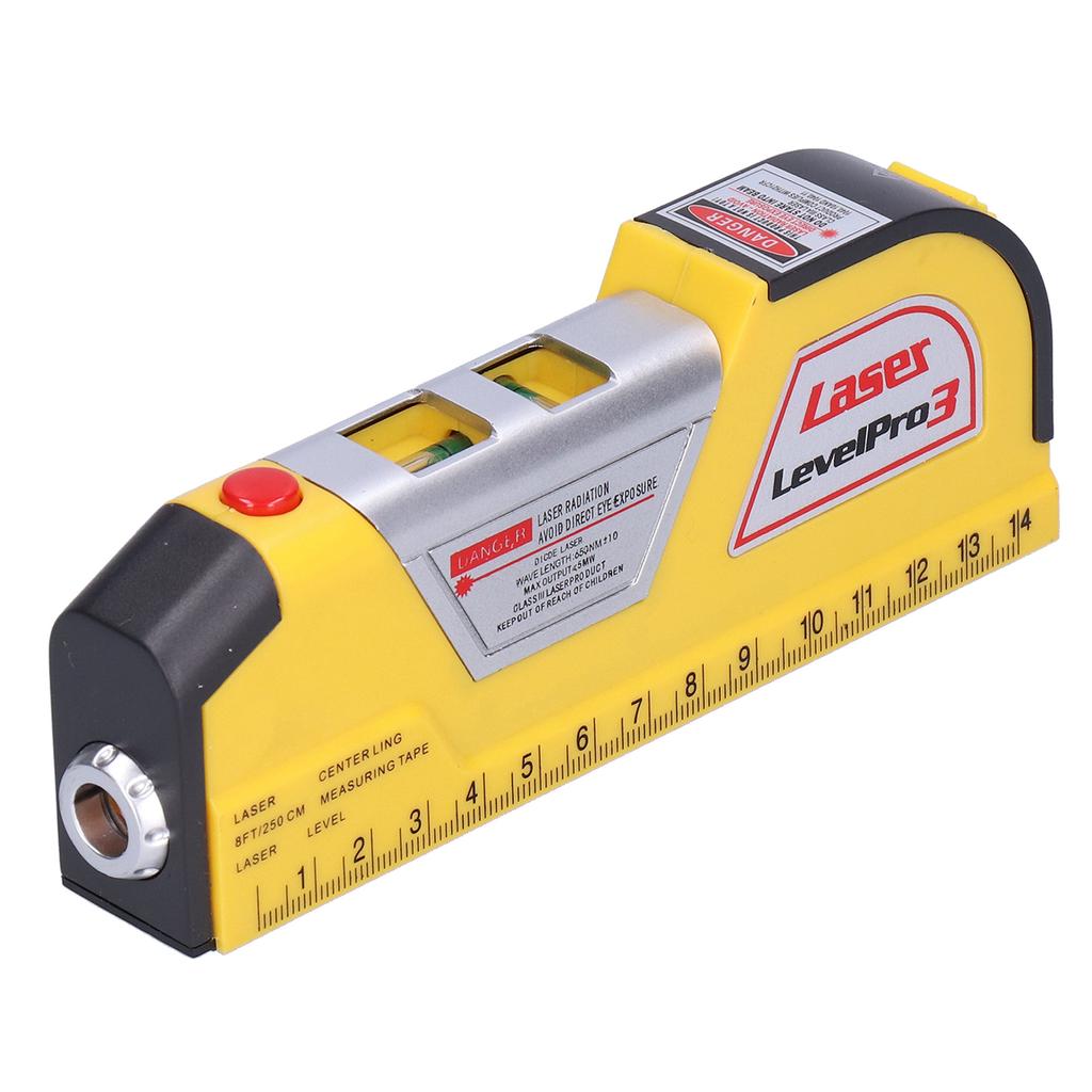 Infrared Level Measuring Ruler Tape Measure High Accuracy MultiFunction Mini Spirit Level Tool