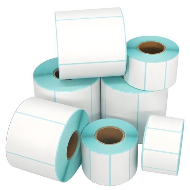 Carta Etichette Adesive Termiche Impermeabile per Bolla di Consegna Transfrontaliera - 100x100mm, 150 Fogli