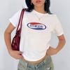 Funny Sexsi Y2K Women's Fitted T-shirt Cute Girly Funny Meme Tee Shirt Oversized Streetwear Trendy Fashion Short Sleeve Female Male Clothing