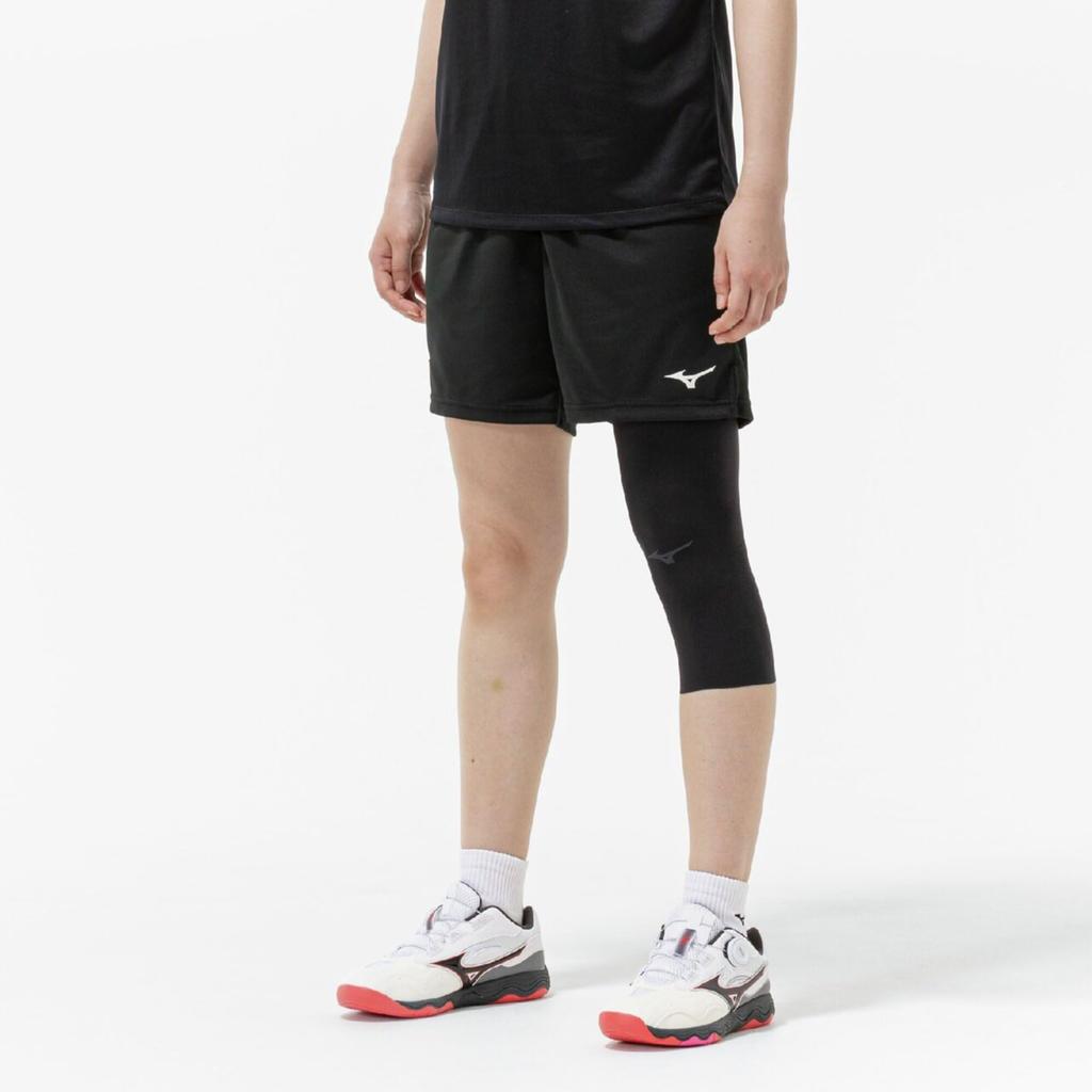 Table Tennis Knee Support 82JYC002 Unisex Black M (Left Leg)
