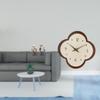 Realistic Owl Animal Sculpture Figurine Creative Design Wall Hanging Clock Non Ticking Decorative