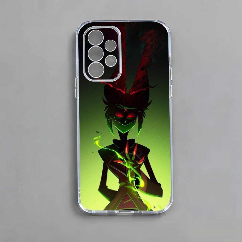 h-Helluva Boss Блитцо Чехол для телефона для Samsung S25,S24,S21,S22,S23,S30,Ultra,S20,Plus,Fe,Note,10,9,5G Прозрачный чехол Samsung S22ULTRA5G